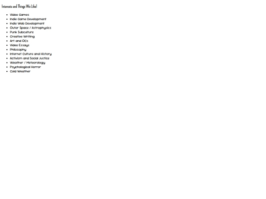 pages/about/iframes/interests screenshot