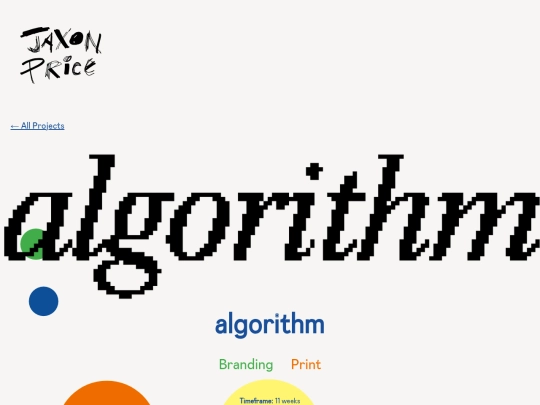 projects/algorithm screenshot