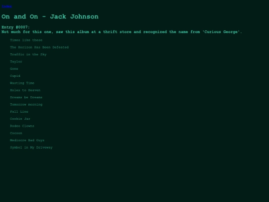 CDs_library/OnAndOn screenshot