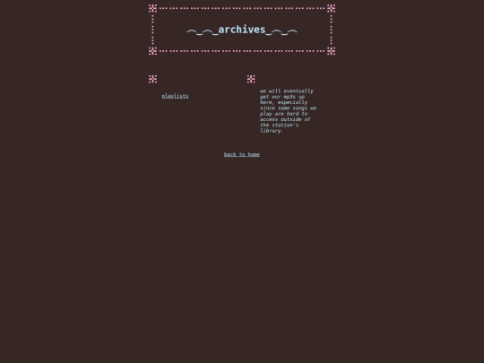 archive screenshot