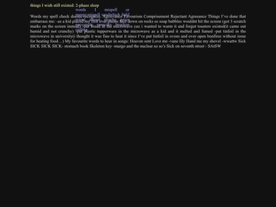 thoughts/lists screenshot