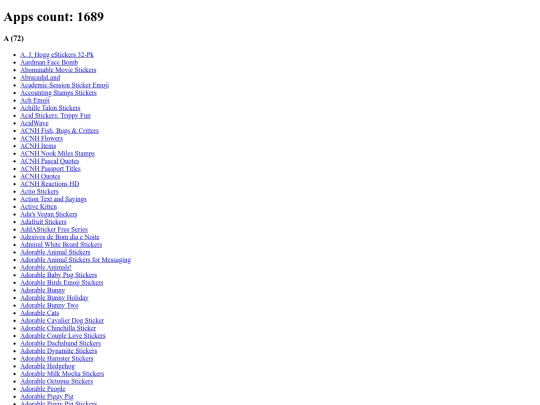 index screenshot