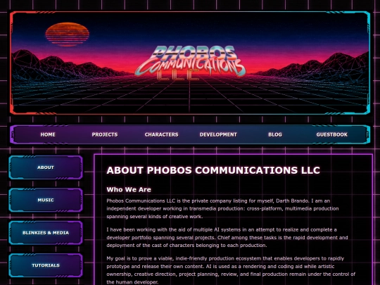 pages/about screenshot