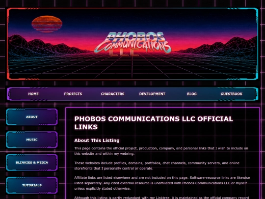 pages/company-links screenshot