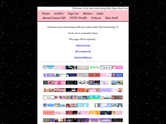 links screenshot