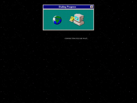 Connecting screenshot