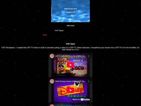 video-vault/VHS-tapes screenshot