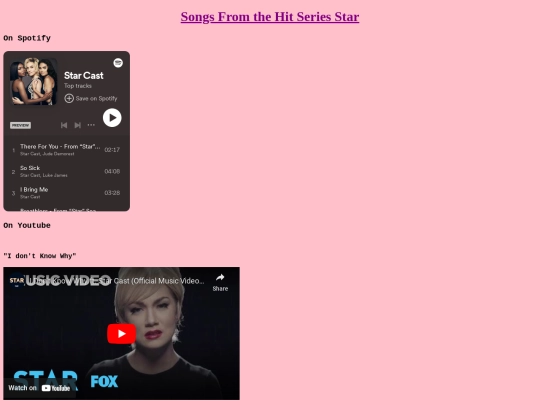 songsonstar screenshot