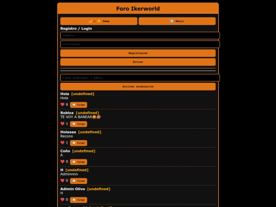 foro screenshot