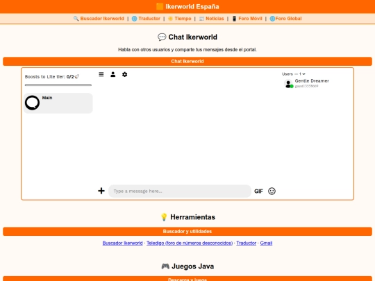 index screenshot