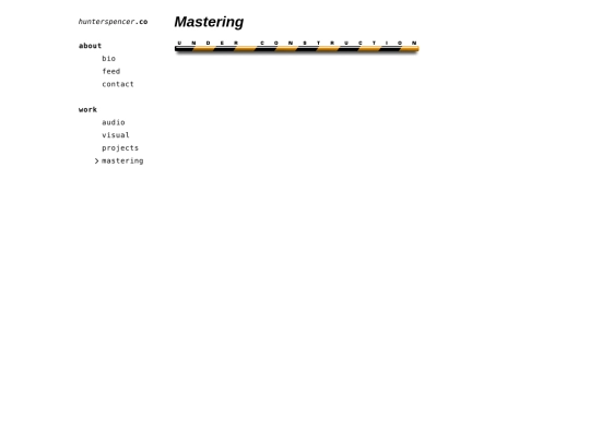 work/mastering screenshot