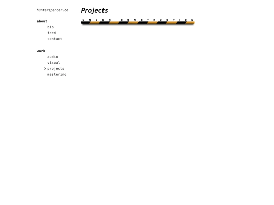 work/projects screenshot