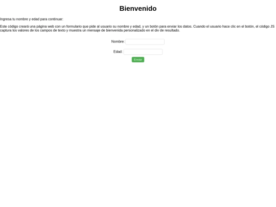 MensajeBienvenida screenshot