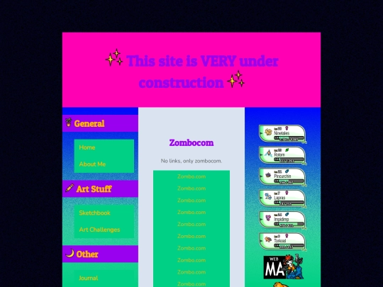 links screenshot