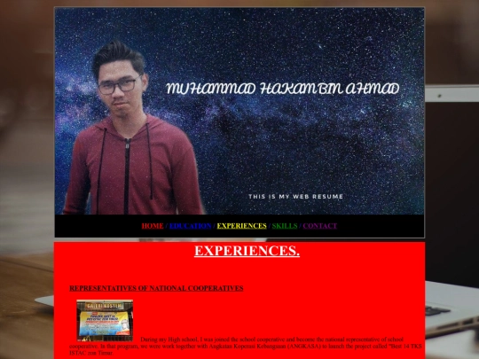 experiences screenshot