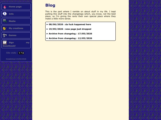 blog screenshot