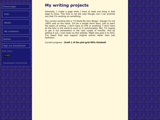 writing screenshot
