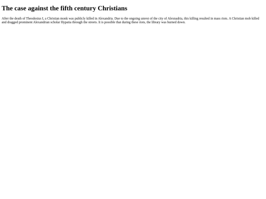 Christians screenshot