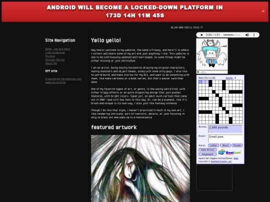 homepage screenshot
