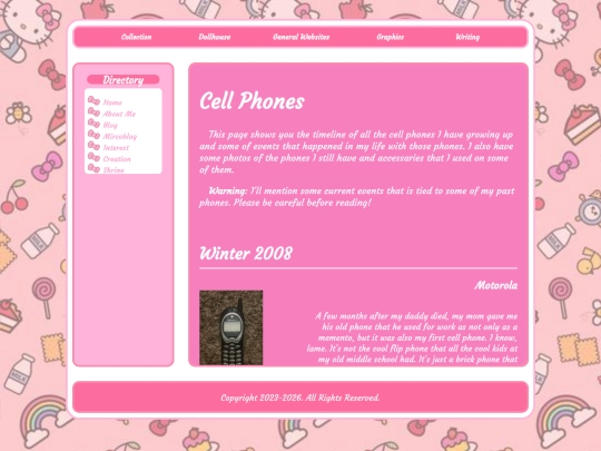 Misc pages/CellPhones screenshot