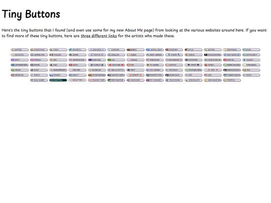 iframes/Misc Pages/TinyButtons screenshot