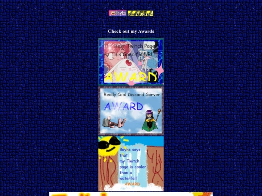 awards screenshot