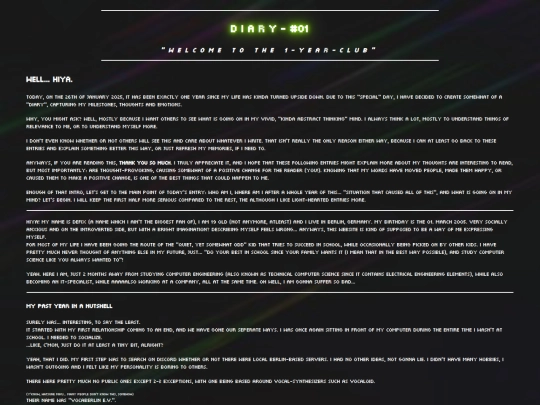 Diary/diary-01 screenshot