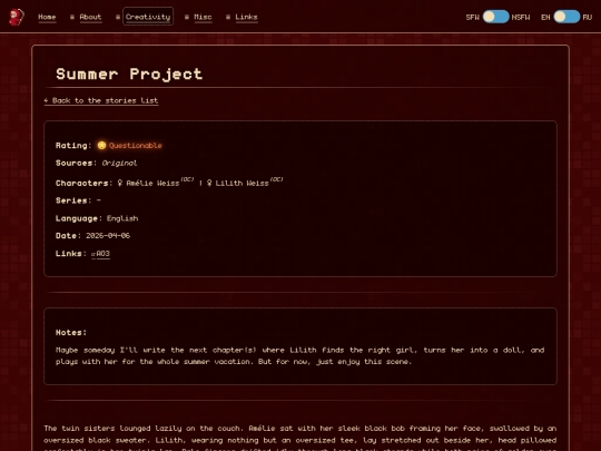 creativity/stories/summer-project screenshot