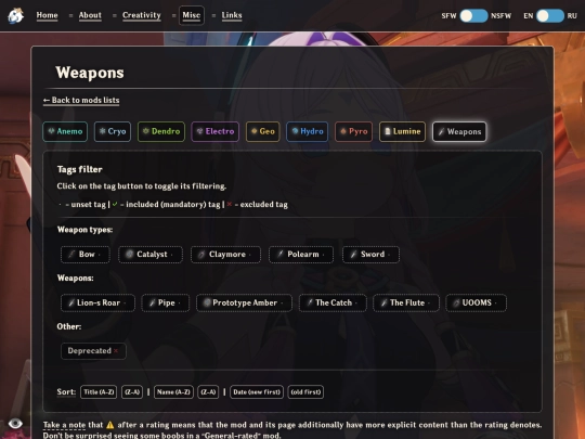 notes/mods/genshin/weapons screenshot