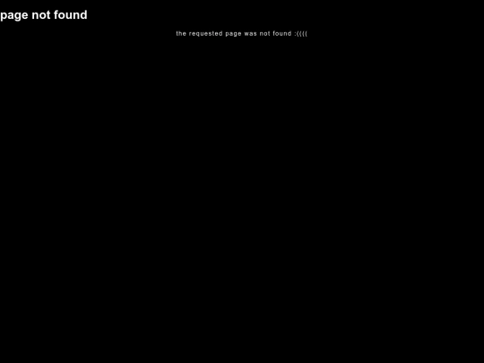 not_found screenshot