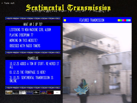 blog screenshot