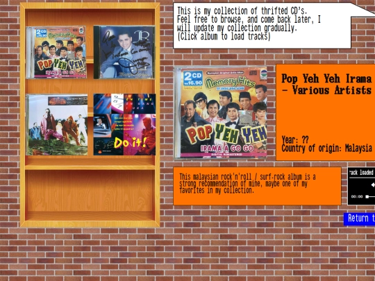 cdCasetteShelf screenshot