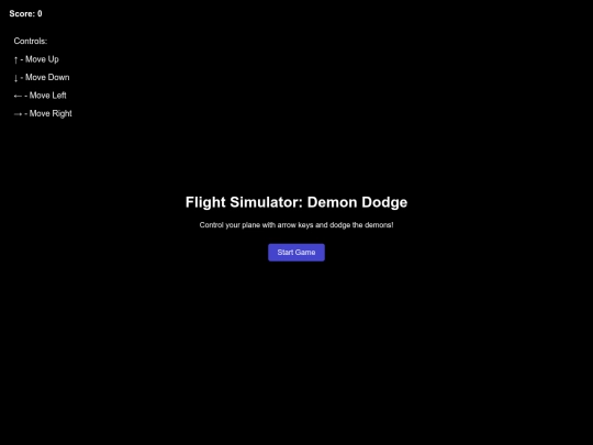 plane screenshot