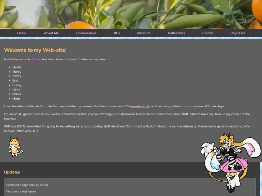 aboutme screenshot