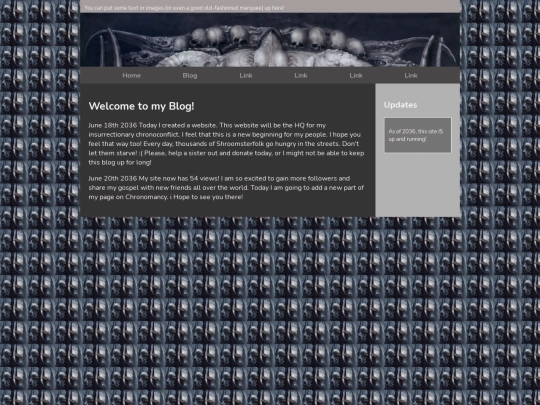 blog screenshot