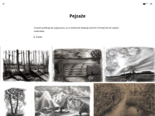 pl/charcoal-drawing/landscapes screenshot