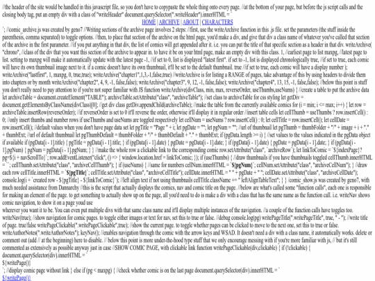 index screenshot