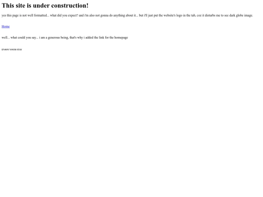 site-under-construction screenshot