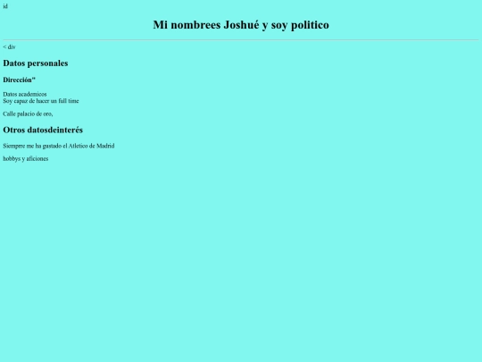 Curriculum screenshot