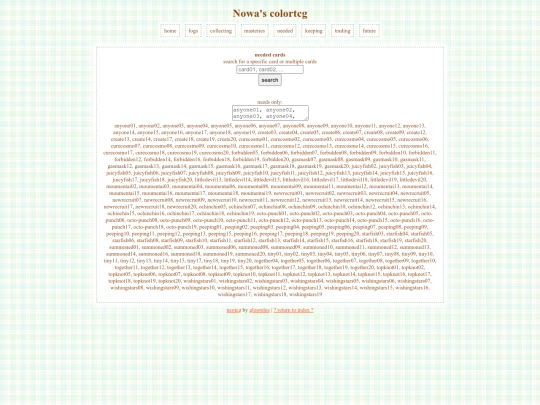 neotcg/neededcards screenshot