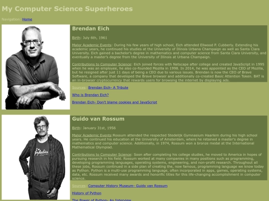 cssuperheroes screenshot