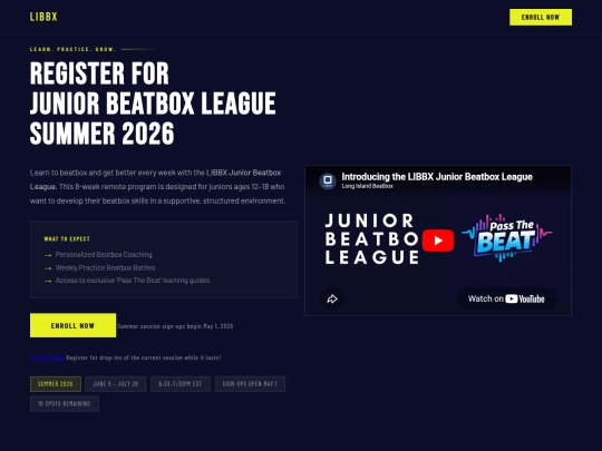 juniorleague screenshot