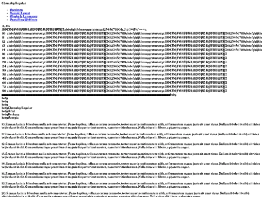chomsky_font/chomsky-demo screenshot