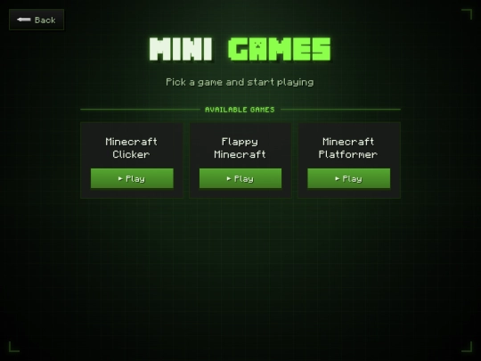 minigames screenshot