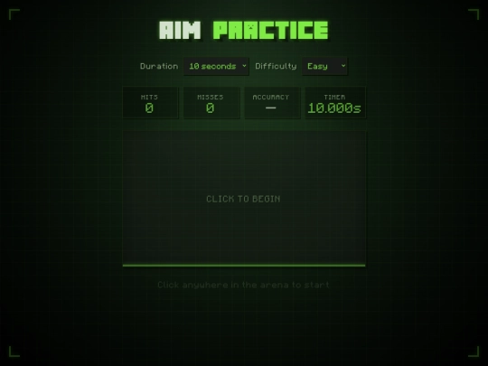 practice/aim screenshot