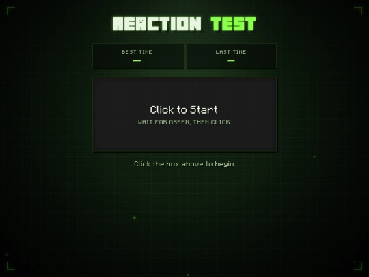 practice/reaction screenshot