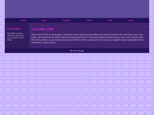 Diary/June 2026/June_18th_2026 screenshot