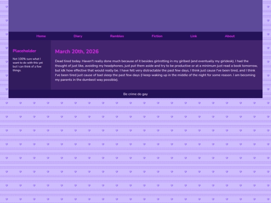 Diary/March 2026/March_20th_2026 screenshot