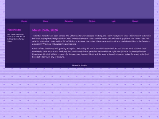 Diary/March 2026/March_24th_2026 screenshot
