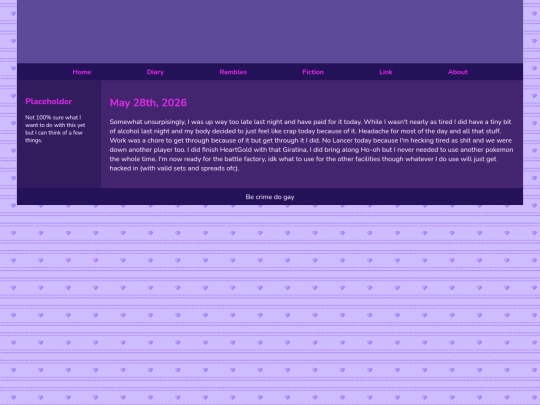 Diary/May 2026/May_28th_2026 screenshot
